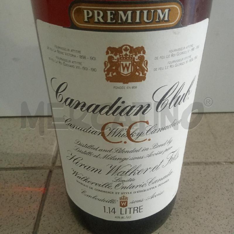 BOTTIGLIA LIQUORE CANADIAN CLUB  | Mercatino dell'Usato Benevento 3