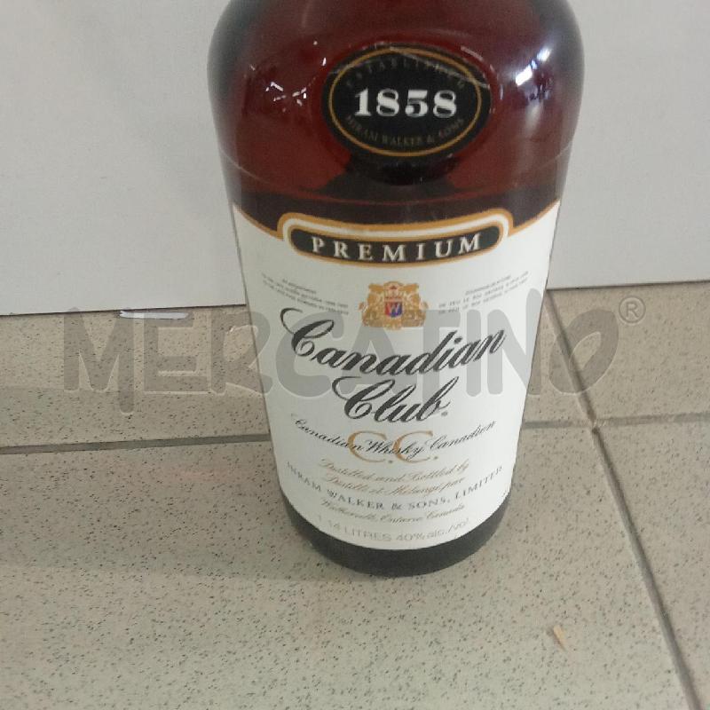 BOTTIGLIA LIQUORE CANADIAN CLUB 1858 | Mercatino dell'Usato Benevento 2