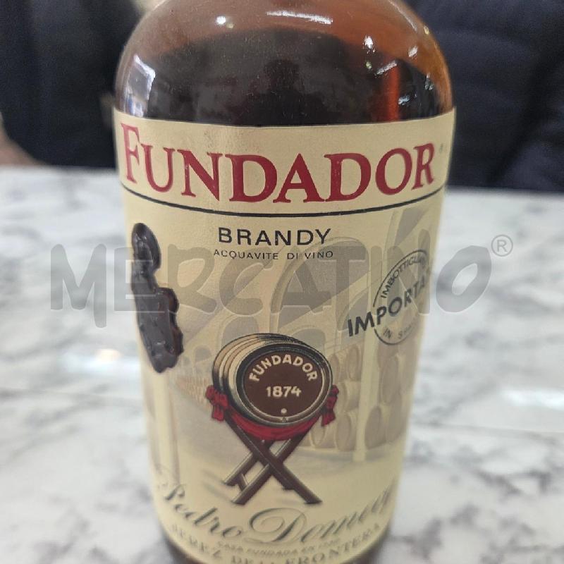 BOTTIGLIA LIQUORE FOUNDADOR BRANDY  | Mercatino dell'Usato Benevento 2