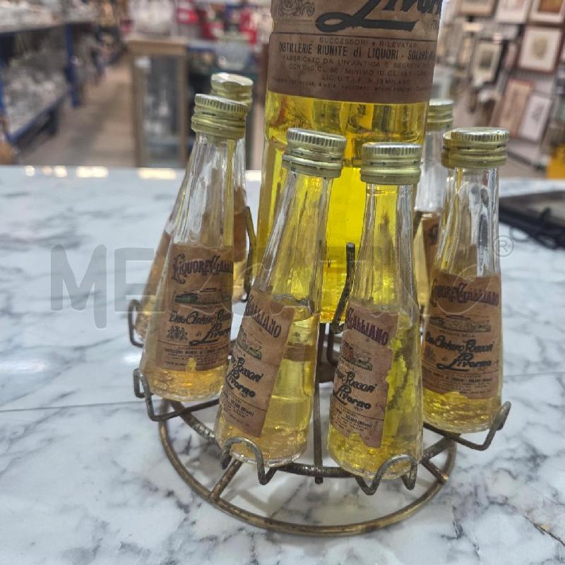 BOTTIGLIA LIQUORE GALLIANO CON SUPPORTO E MIGNON | Mercatino dell'Usato Benevento 3