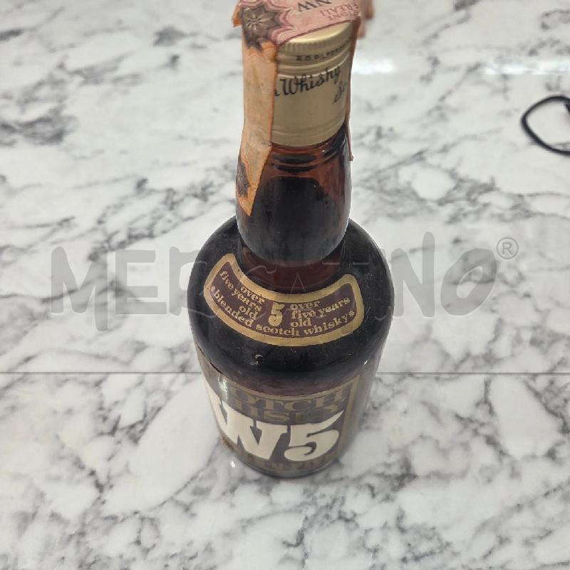 BOTTIGLIA LIQUORE W5 SCOCHT WHISY | Mercatino dell'Usato Benevento 1