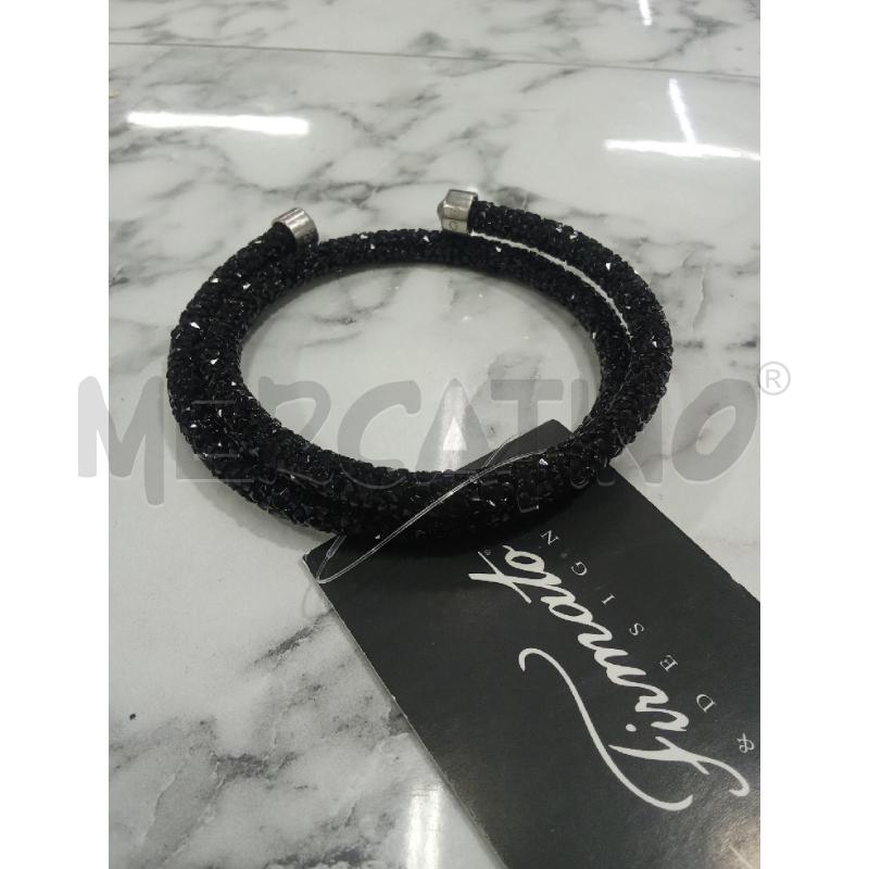 BRACCIALE DOPPIO SWAROVSKI NERO  | Mercatino dell'Usato Benevento 1
