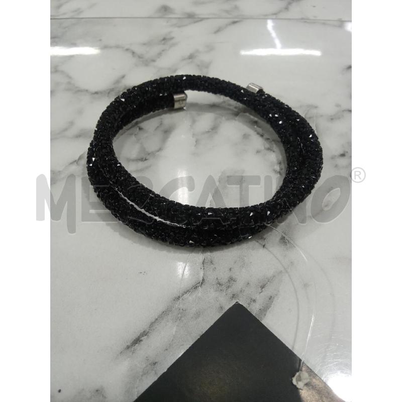 BRACCIALE DOPPIO SWAROVSKI NERO  | Mercatino dell'Usato Benevento 3