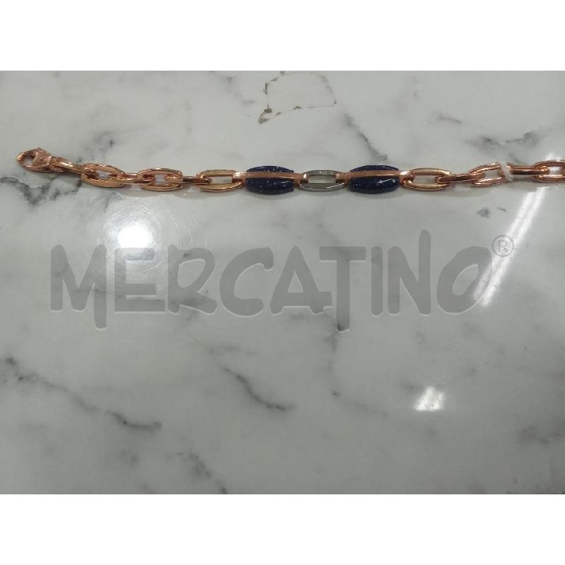 BRACCIALE GIALLO CON PIETRE BLU COMETE  | Mercatino dell'Usato Benevento 1