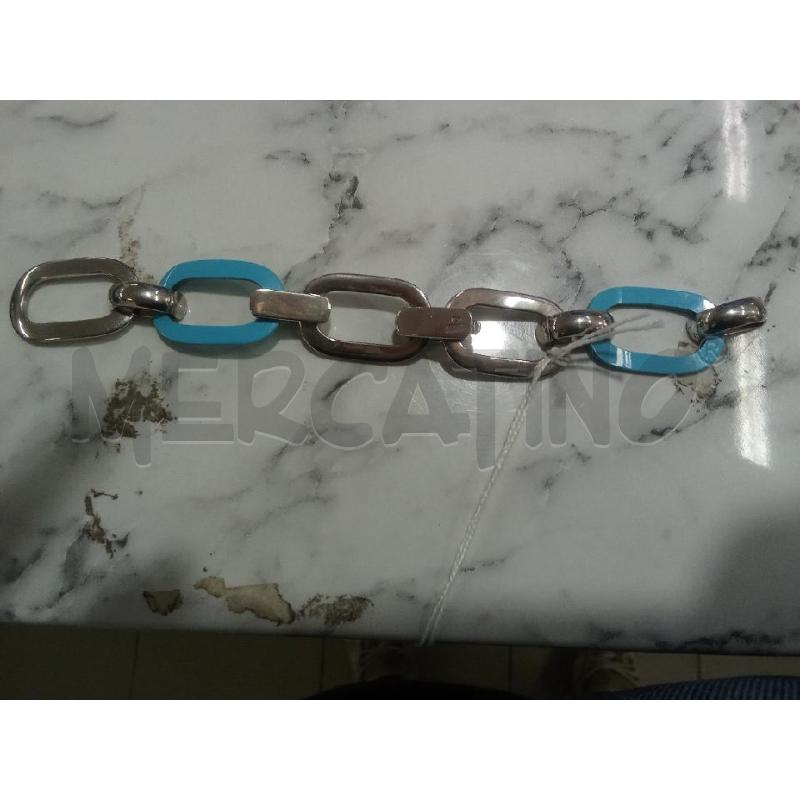 BRACCIALE GRIGIO INS AZZURRO INCASTRO A. COD 966 | Mercatino dell'Usato Benevento 3