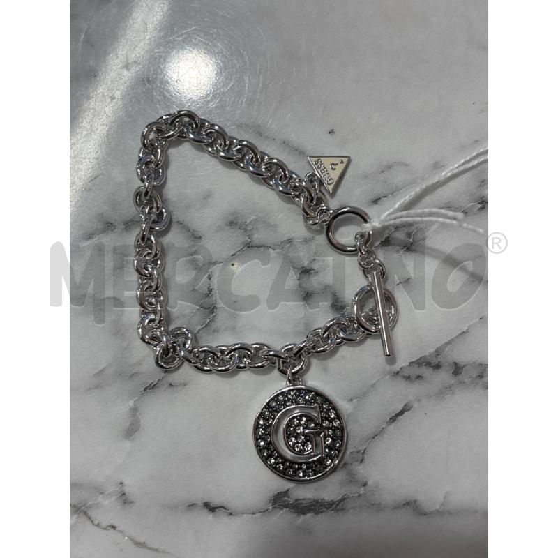 BRACCIALE GUESS CATENA GRIGIO CIONDOLO PENDENTE | Mercatino dell'Usato Benevento 1
