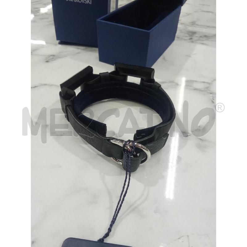 BRACCIALE NERO DOPPIO QUADRATO SWAROVSKI | Mercatino dell'Usato Benevento 3