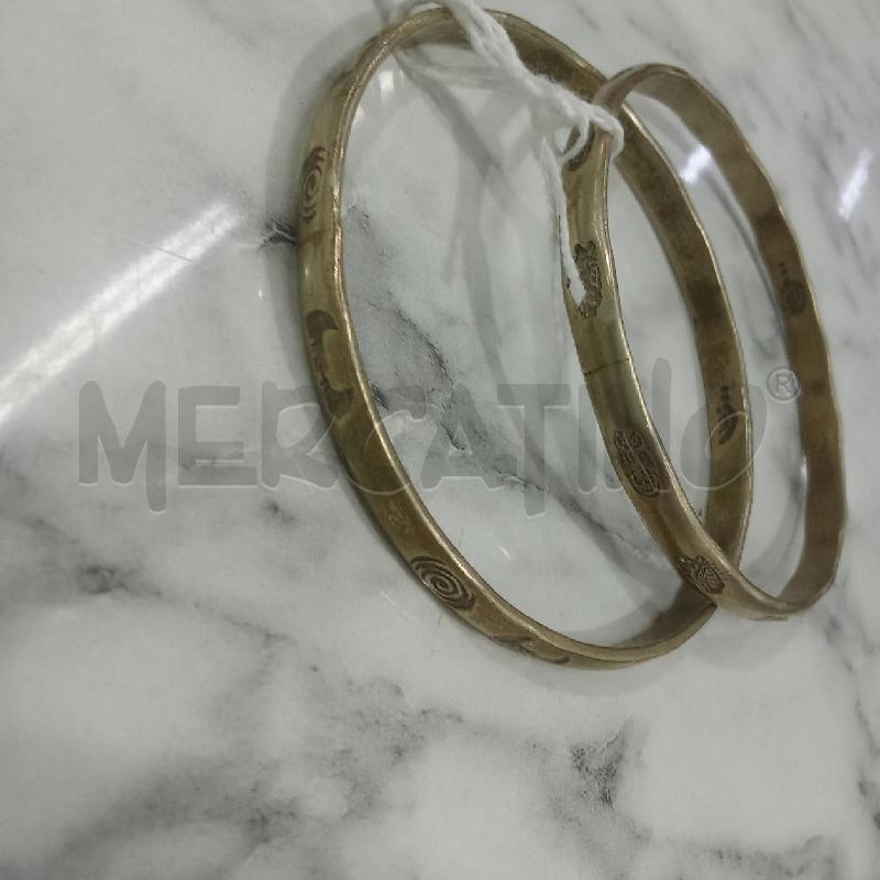 BRACCIALE RIGIDO COPPIA GRIGIO A. STILE ETNICO MEXICANO  | Mercatino dell'Usato Benevento 2