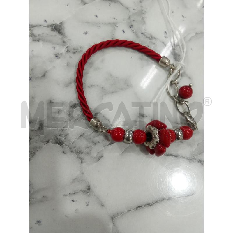 BRACCIALE ROSSO MURANO GLASS | Mercatino dell'Usato Benevento 1