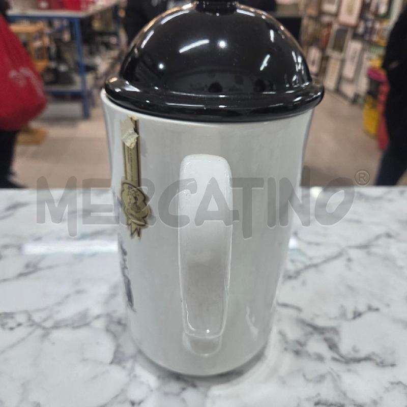CAFFETTIERA CER BIANCA COPERCHIO NERO CAFETERIA CAMARDO | Mercatino dell'Usato Benevento 3