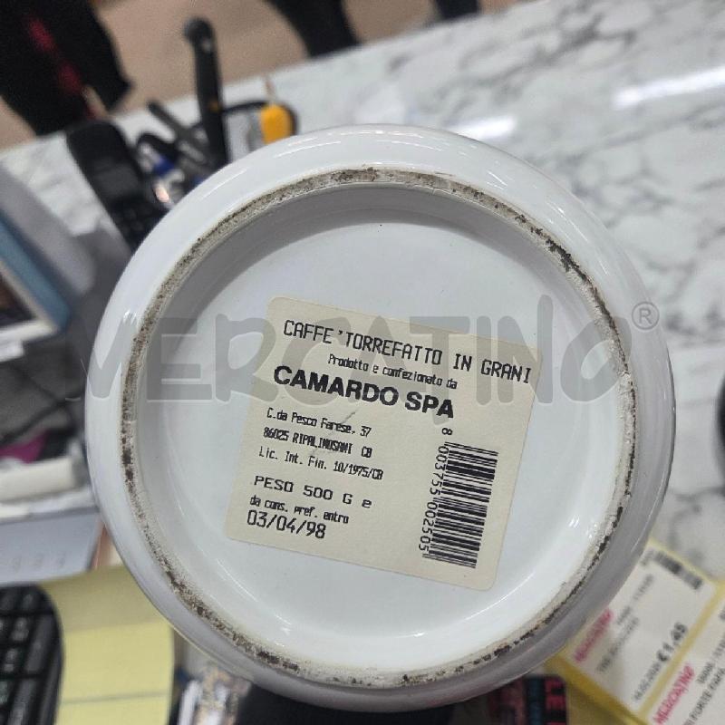 CAFFETTIERA CER BIANCA COPERCHIO NERO CAFETERIA CAMARDO | Mercatino dell'Usato Benevento 4