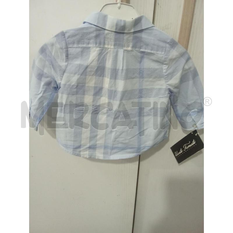 CAMICIA BAMBINO AZZURRA QUADRETTI BURBERRY | Mercatino dell'Usato Benevento 3