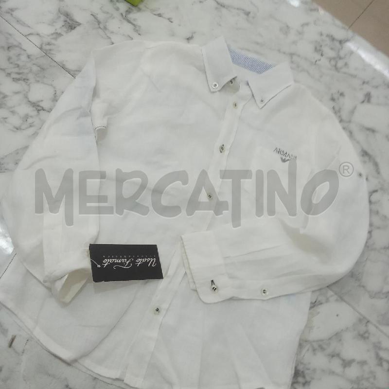 CAMICIA BAMBINO BIANCA LINO ARMANI  | Mercatino dell'Usato Benevento 1