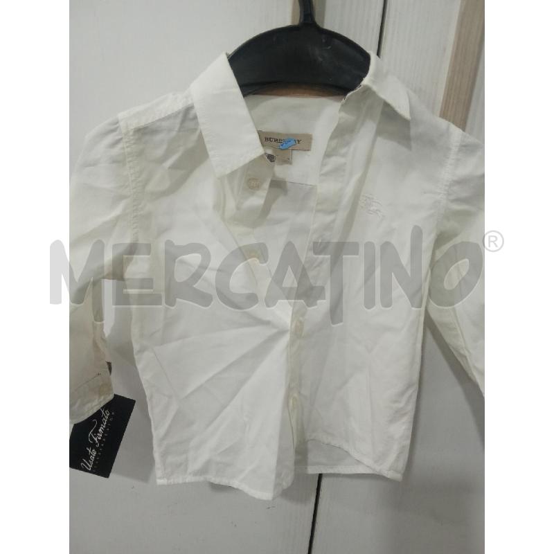 CAMICIA BAMBINO BURBERRY BIANCA  | Mercatino dell'Usato Benevento 3