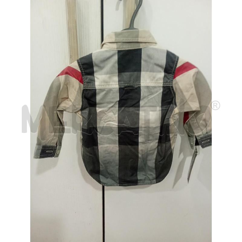 CAMICIA BAMBINO BURBERRY QUADRI GRIGIO BEIGE  | Mercatino dell'Usato Benevento 2