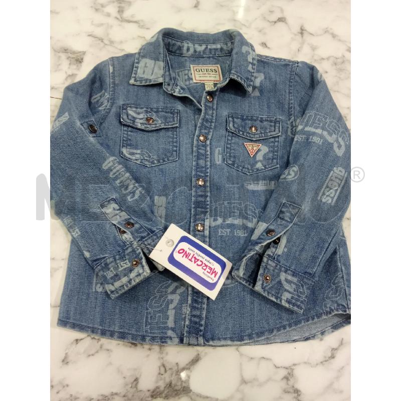 CAMICIA BAMBINO DENIM LOGATA GUESS | Mercatino dell'Usato Benevento 1