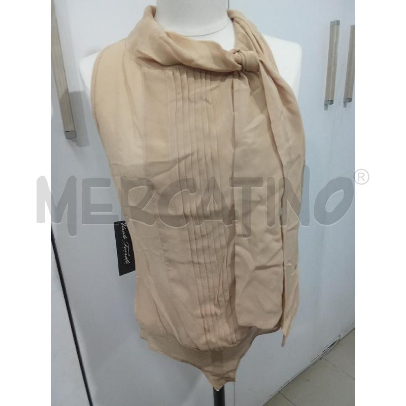CAMICIA DONNA BEIGE GIRO MANICA PINKO | Mercatino dell'Usato Benevento 1