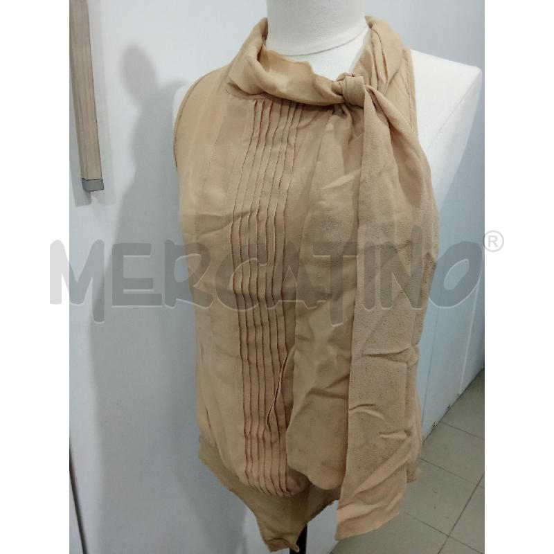 CAMICIA DONNA BEIGE GIRO MANICA PINKO | Mercatino dell'Usato Benevento 2