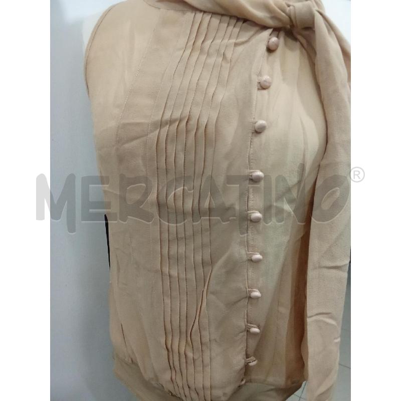 CAMICIA DONNA BEIGE GIRO MANICA PINKO | Mercatino dell'Usato Benevento 3