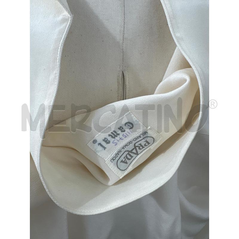 CAMICIA DONNA BIANCO PANNA PRADA CAMAL SETA | Mercatino dell'Usato Benevento 4