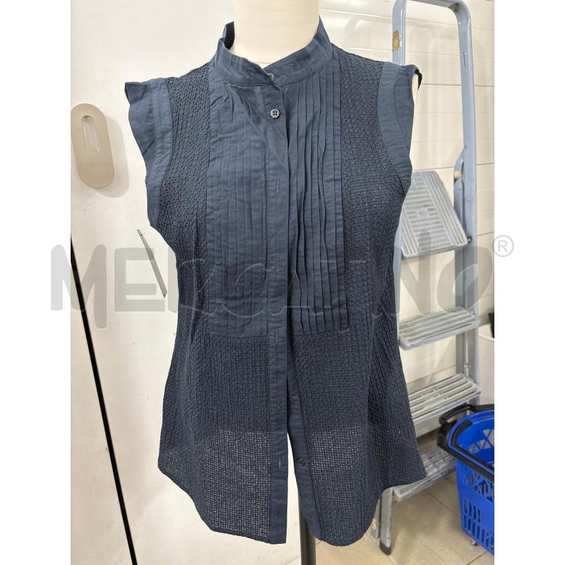 CAMICIA DONNA BLU GIROMANICA PENNYBLACK TRAFORATA | Mercatino dell'Usato Benevento 1