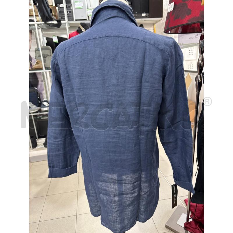 CAMICIA DONNA BLU MEZZI BOTTONI 100%LINO BROOKSFIELD | Mercatino dell'Usato Benevento 3
