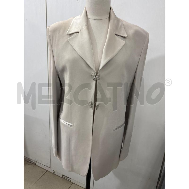 CAMICIA DONNA GRIGIA 2 BOTTONI STRASS ARGENTI | Mercatino dell'Usato Benevento 1