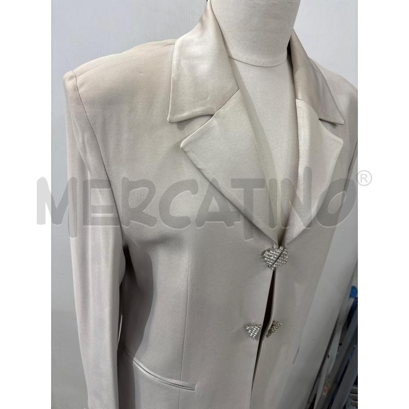 CAMICIA DONNA GRIGIA 2 BOTTONI STRASS ARGENTI | Mercatino dell'Usato Benevento 3
