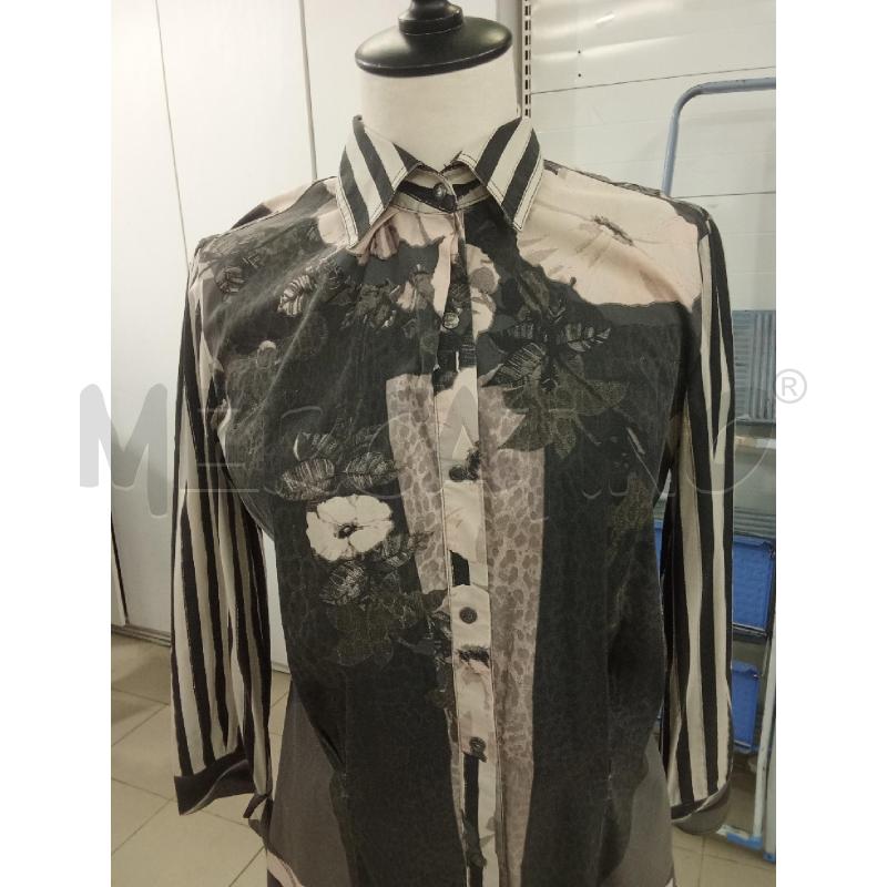 CAMICIA DONNA GRIGIA FANTASIA JUST CAVALLI PICCOLO BUCO | Mercatino dell'Usato Benevento 2