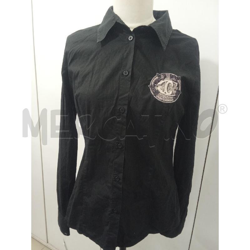 CAMICIA DONNA NERA JUST CAVALLI | Mercatino dell'Usato Benevento 1