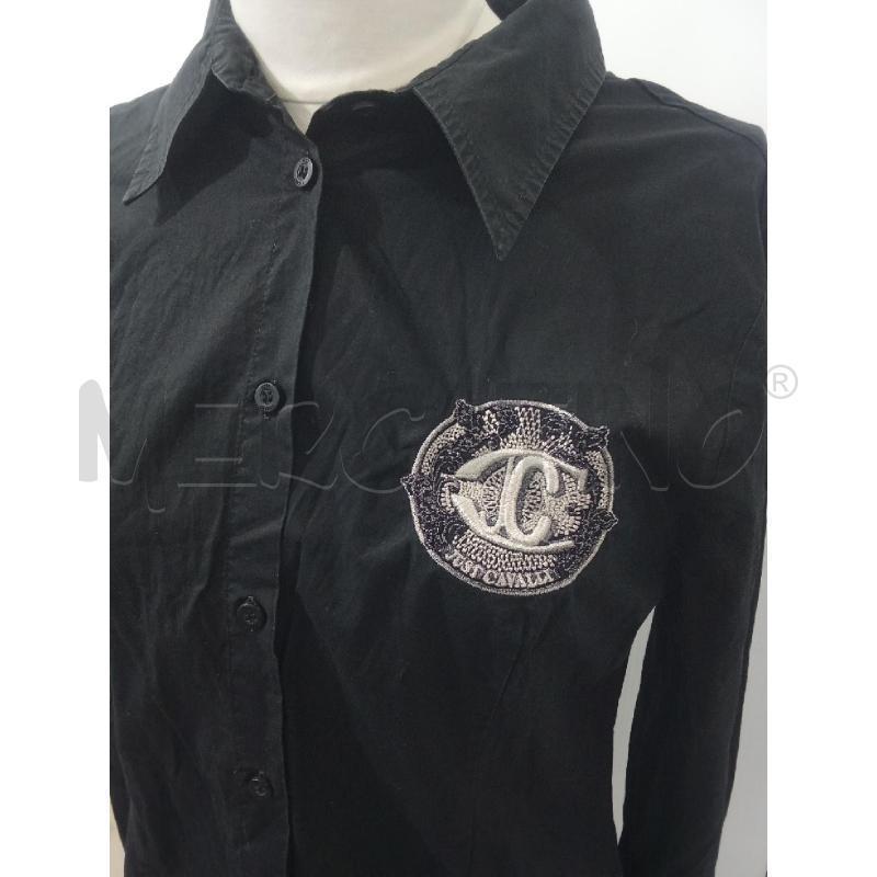 CAMICIA DONNA NERA JUST CAVALLI | Mercatino dell'Usato Benevento 2