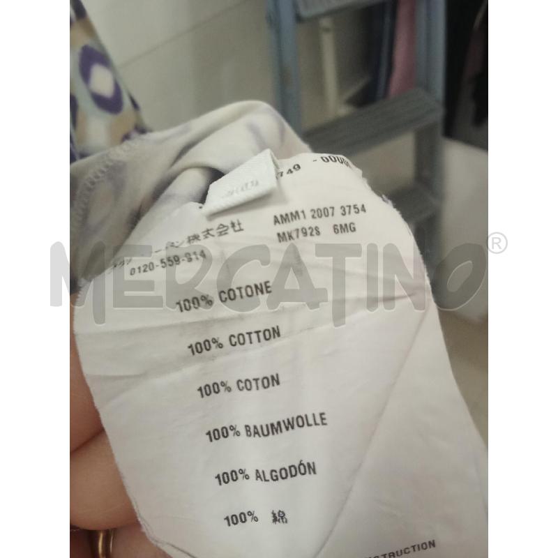 CAMICIA DONNA VIOLA BEIGE FANTASIA IPNOTICA MIU MIU | Mercatino dell'Usato Benevento 4