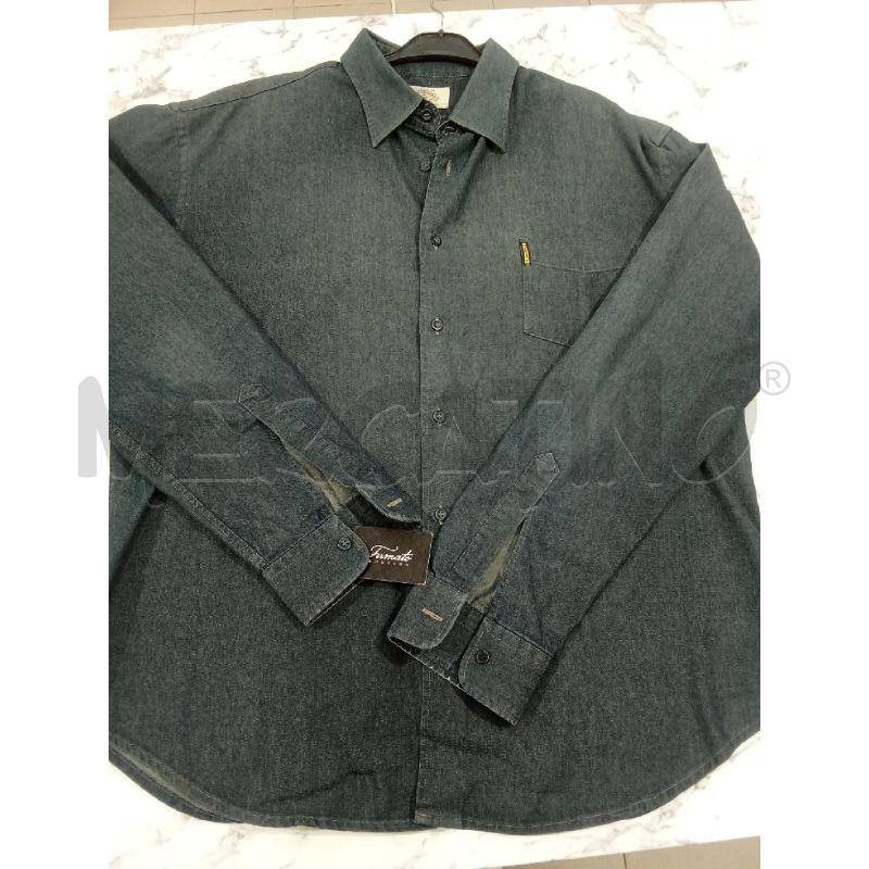 CAMICIA UOMO ARMANI JEANS GRIGIA CON TASCHINO  | Mercatino dell'Usato Benevento 1