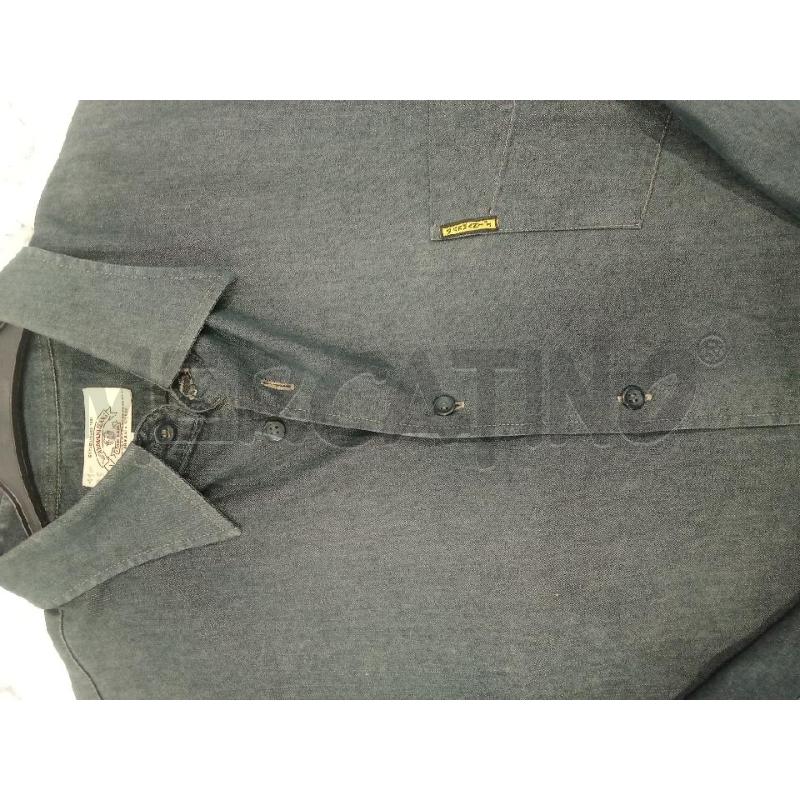 CAMICIA UOMO ARMANI JEANS GRIGIA CON TASCHINO  | Mercatino dell'Usato Benevento 3