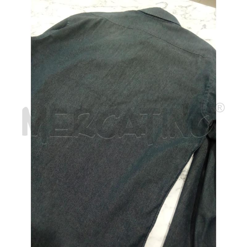 CAMICIA UOMO ARMANI JEANS GRIGIA CON TASCHINO  | Mercatino dell'Usato Benevento 4