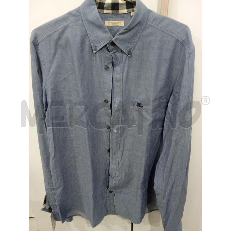 CAMICIA UOMO AZZURRA BURBERRY BRIT | Mercatino dell'Usato Benevento 1