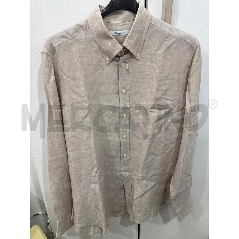CAMICIA UOMO BEIGE SLIM FIT CAMICISSIMA | Mercatino dell'Usato Benevento 1