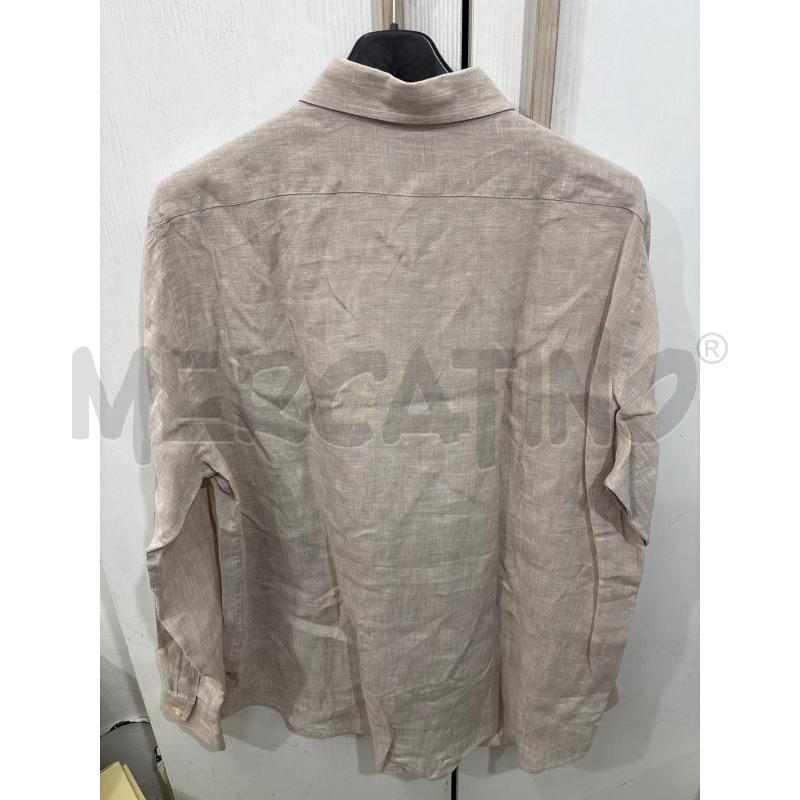 CAMICIA UOMO BEIGE SLIM FIT CAMICISSIMA | Mercatino dell'Usato Benevento 3