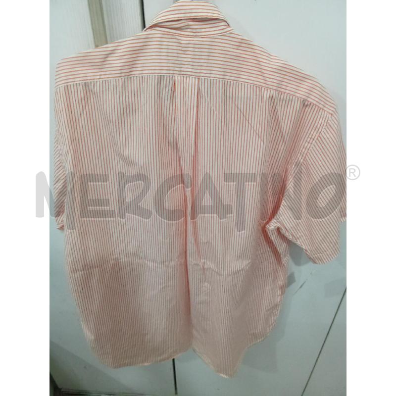 CAMICIA UOMO BIANCA ARANCIONE RIGHE POLO RALPH LAUREN | Mercatino dell'Usato Benevento 4