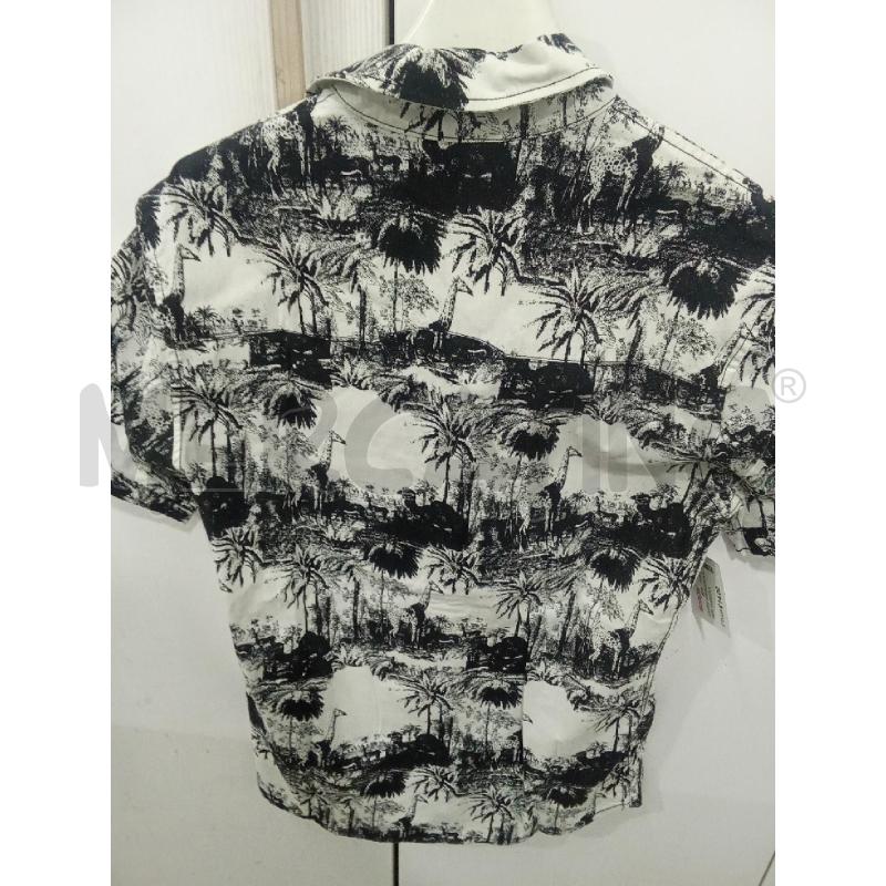 CAMICIA UOMO BIANCA E NERA FANTASIA ANERKJENDT | Mercatino dell'Usato Benevento 3
