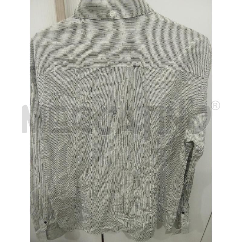 CAMICIA UOMO BIANCA RIGATA ARMANI EXCHANGE SLIM | Mercatino dell'Usato Benevento 3