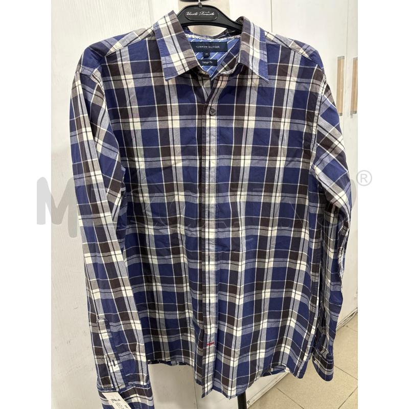 CAMICIA UOMO BLU QUADRI TOMMY HILFIGER VINTAGE FIT | Mercatino dell'Usato Benevento 1
