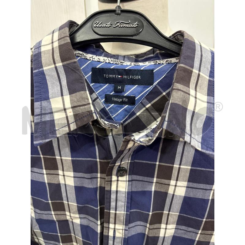 CAMICIA UOMO BLU QUADRI TOMMY HILFIGER VINTAGE FIT | Mercatino dell'Usato Benevento 2