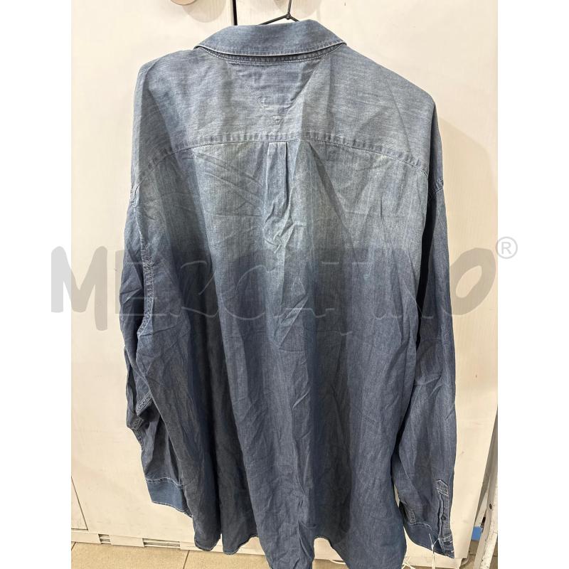 CAMICIA UOMO DENIM JEANS SCURO TOMMY HILFIGER  | Mercatino dell'Usato Benevento 3
