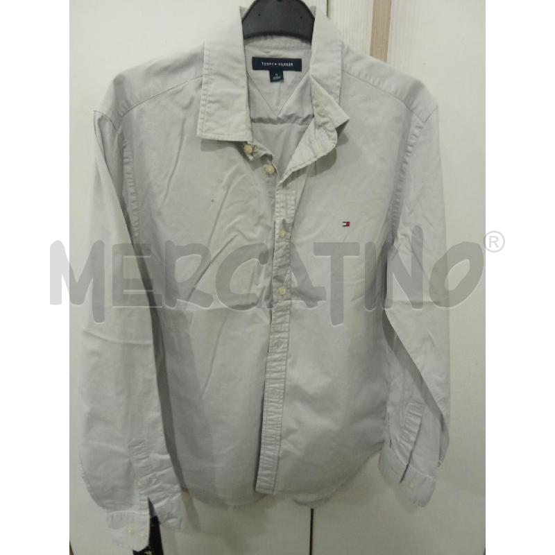 CAMICIA UOMO GRIGIO GHIACCIO TOMMY HILFIGER | Mercatino dell'Usato Benevento 1