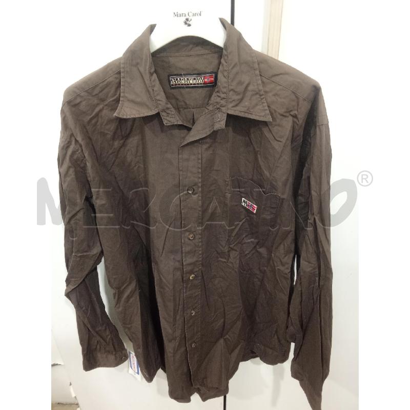 CAMICIA UOMO MARRONE NAPAPIJRI | Mercatino dell'Usato Benevento 1