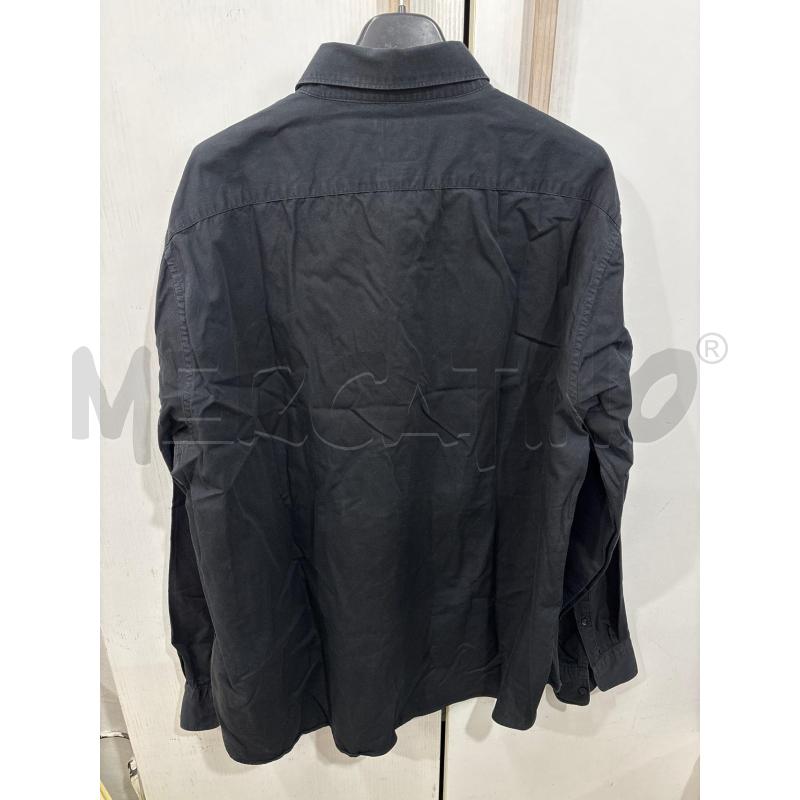 CAMICIA UOMO NERA CAMICISSIMA TRENDY 100%COTONE | Mercatino dell'Usato Benevento 3