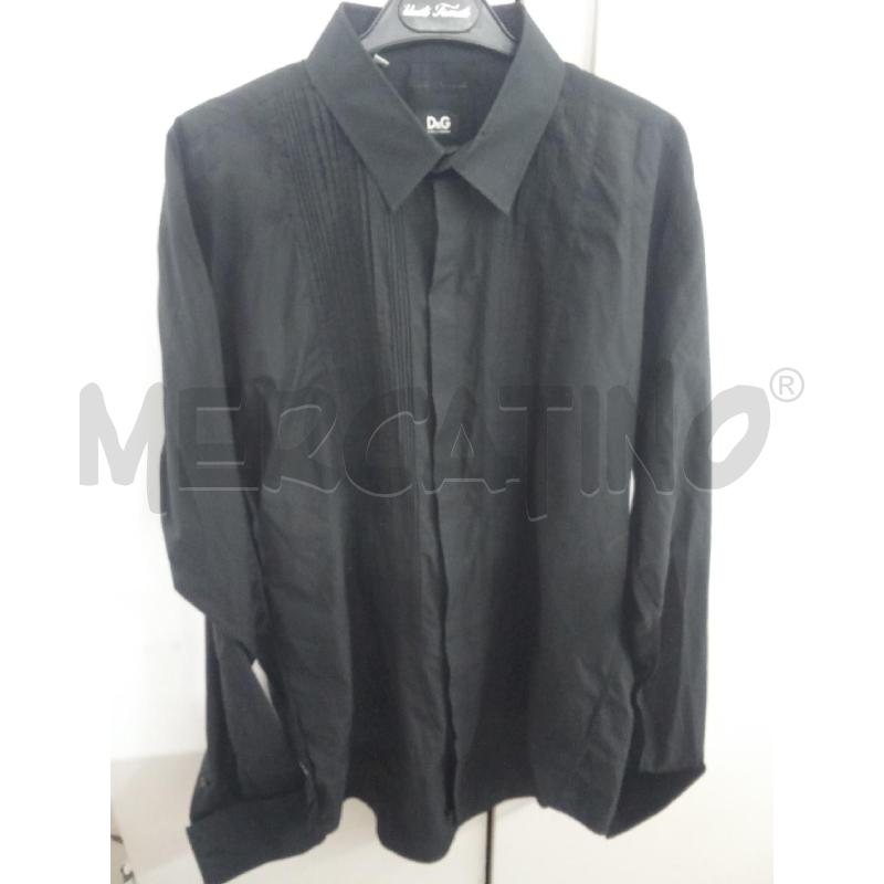CAMICIA UOMO NERA DOLCE E GABBANA | Mercatino dell'Usato Benevento 1