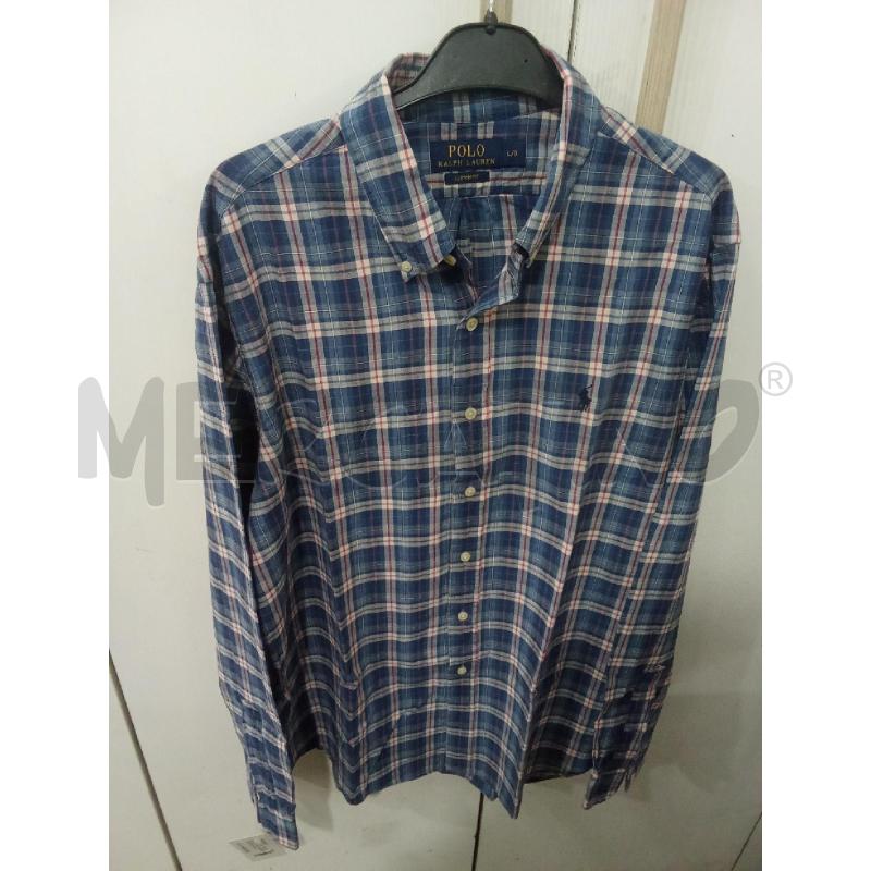 CAMICIA UOMO QUADRETTI BLU RALPH LAUREN  | Mercatino dell'Usato Benevento 1