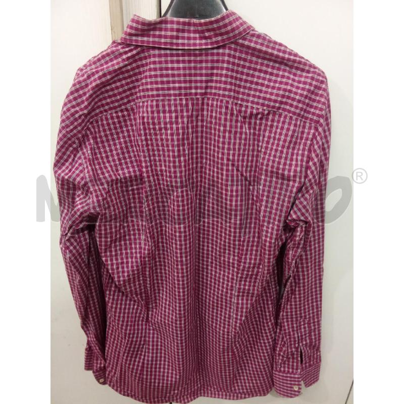 CAMICIA UOMO QUADRETTI FUICSIA VIOLA MASSIMO ACCIAI | Mercatino dell'Usato Benevento 3